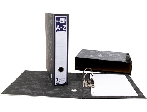 Caixa para pasta de arquivo gaspeada preta liderpapel folio , Liderpapel , 94921 , 8423473949218